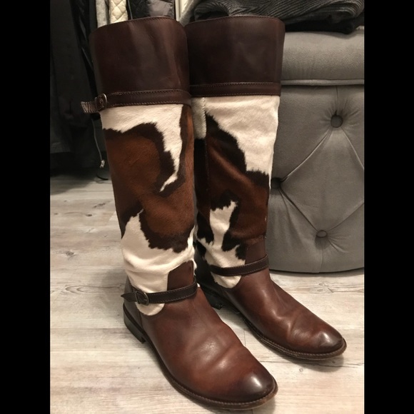 Frye Shoes - Frye extremely rare calf hair boots size 9